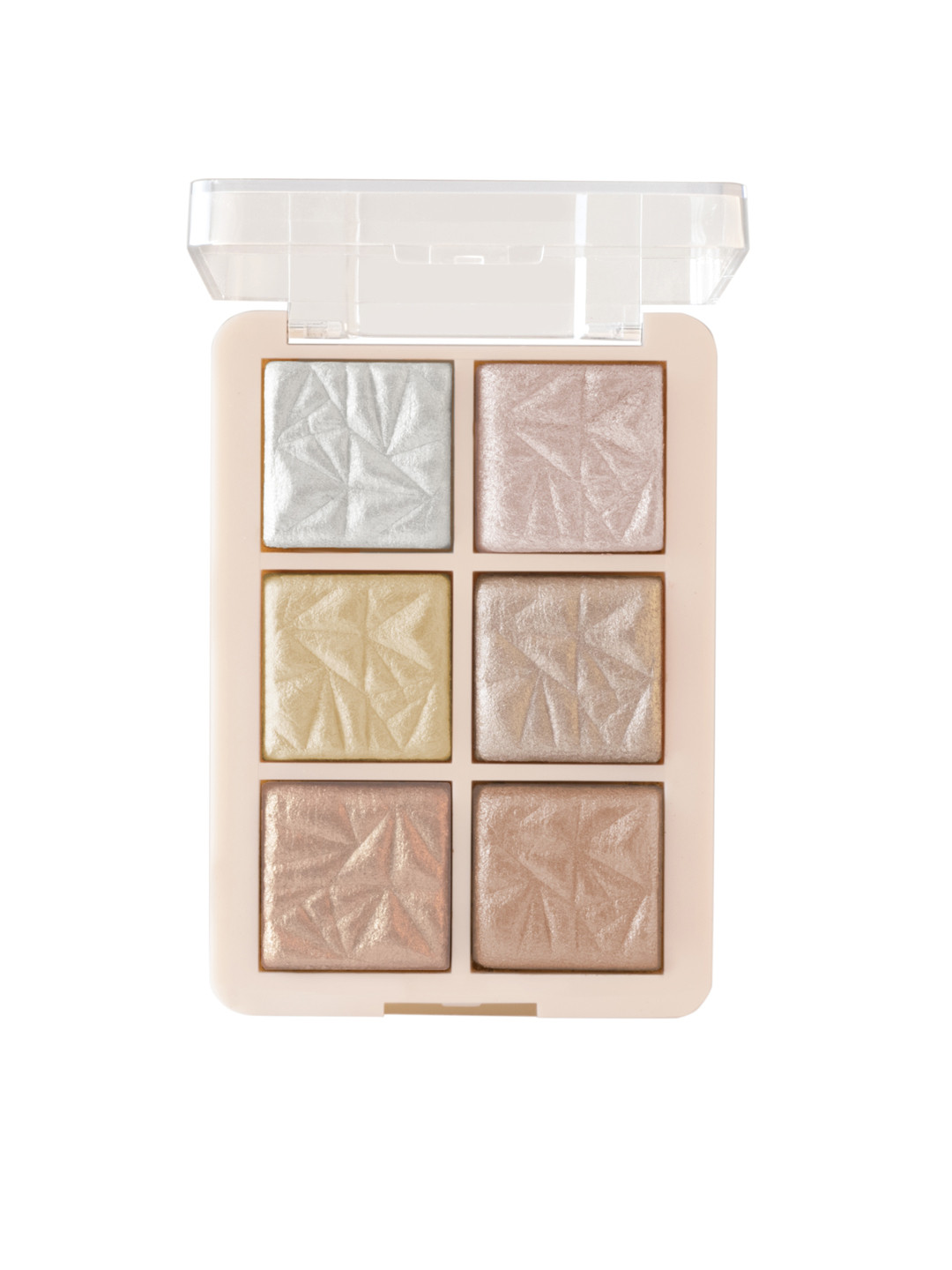 MARS Glowzilla Palette 6 Shade Long Lasting Illuminating Highlighter -12gm-Shade 01