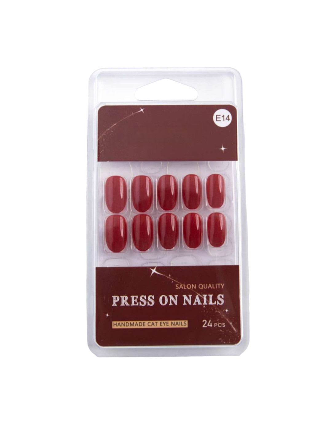 RANORE 24 Pieces Handmade Cat Eye Press On Nails - E14