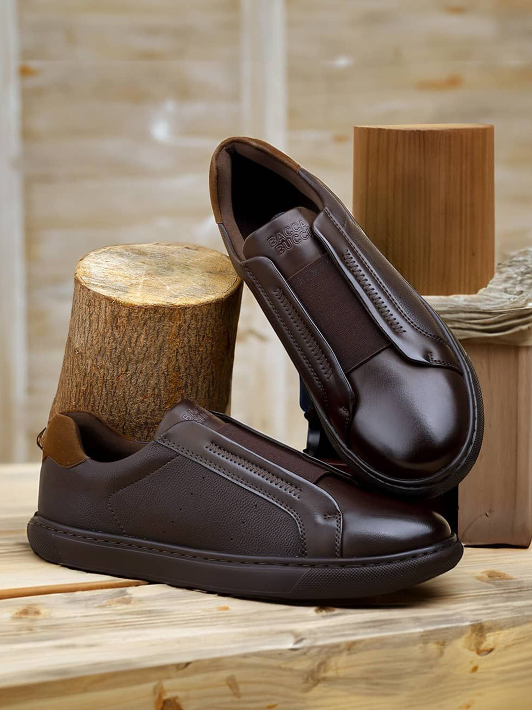 bacca bucci Men Leather Sneakers Casual Shoes