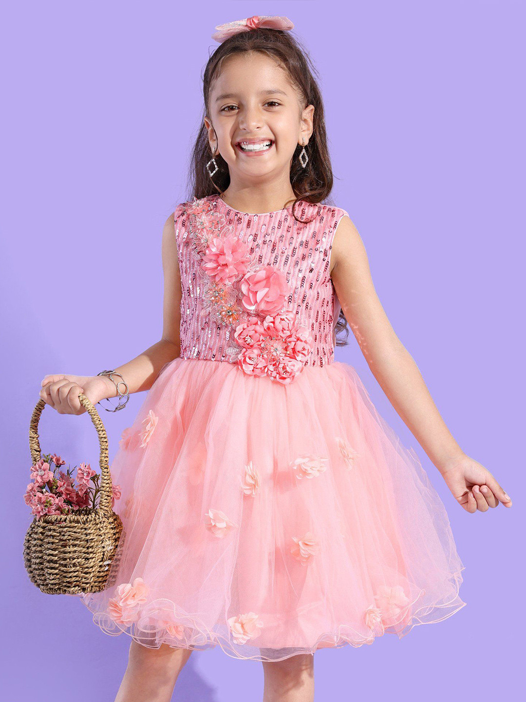 Mark & Mia Girls Gown net Dress