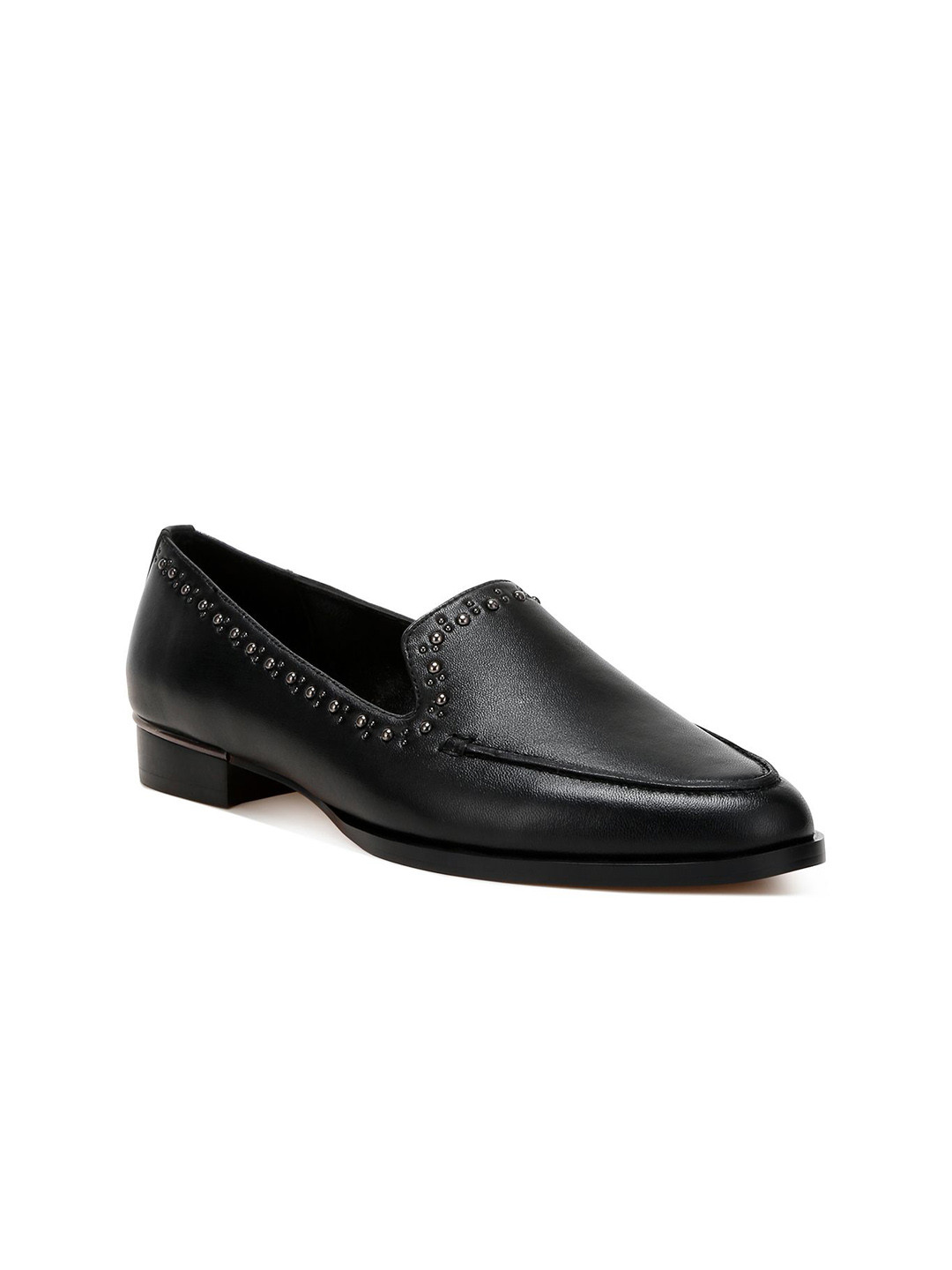 RAG & CO Women Delicate Stud Detail Leather Loafers