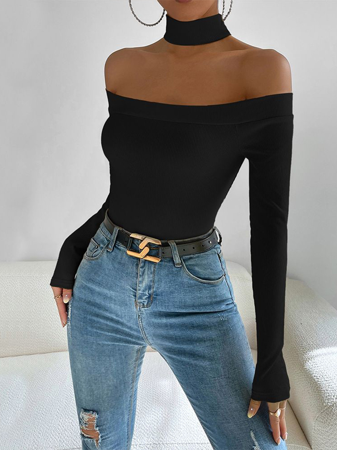 HERE&NOW Women Bardot  Top