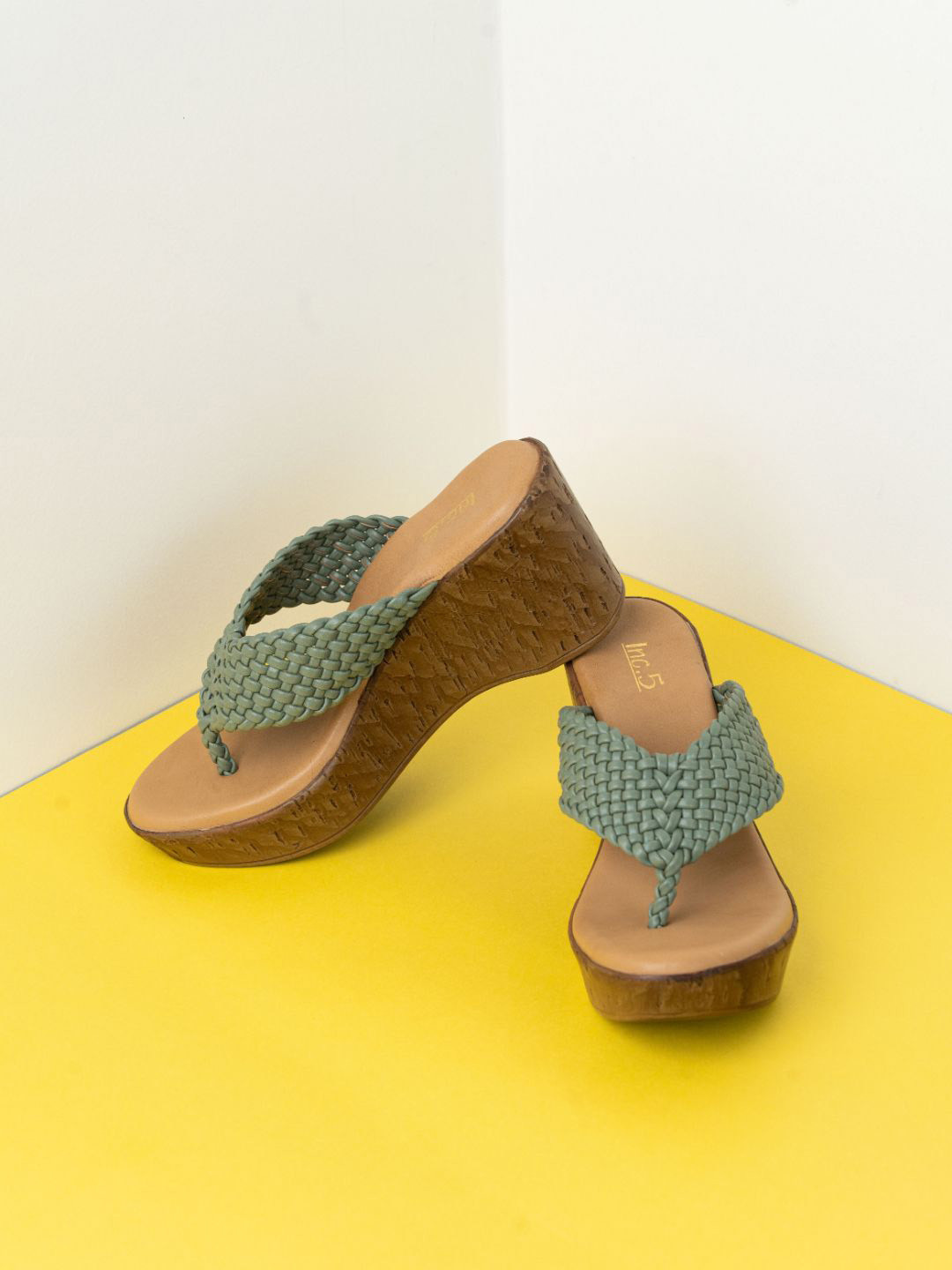 Inc 5 Women High-Top Wedge Sandals