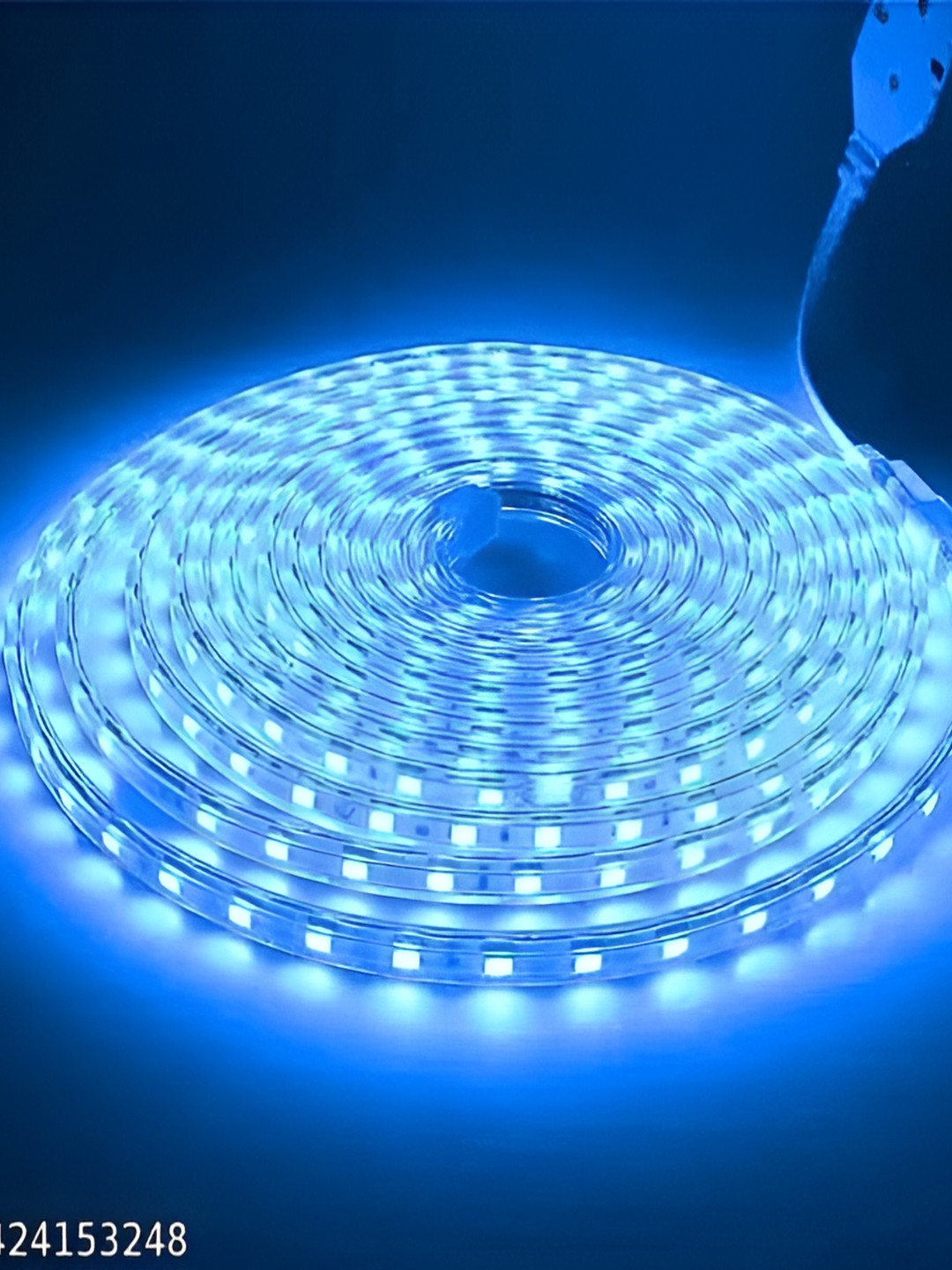 Peafowl Wholesale Blue Steady Rice String Lights