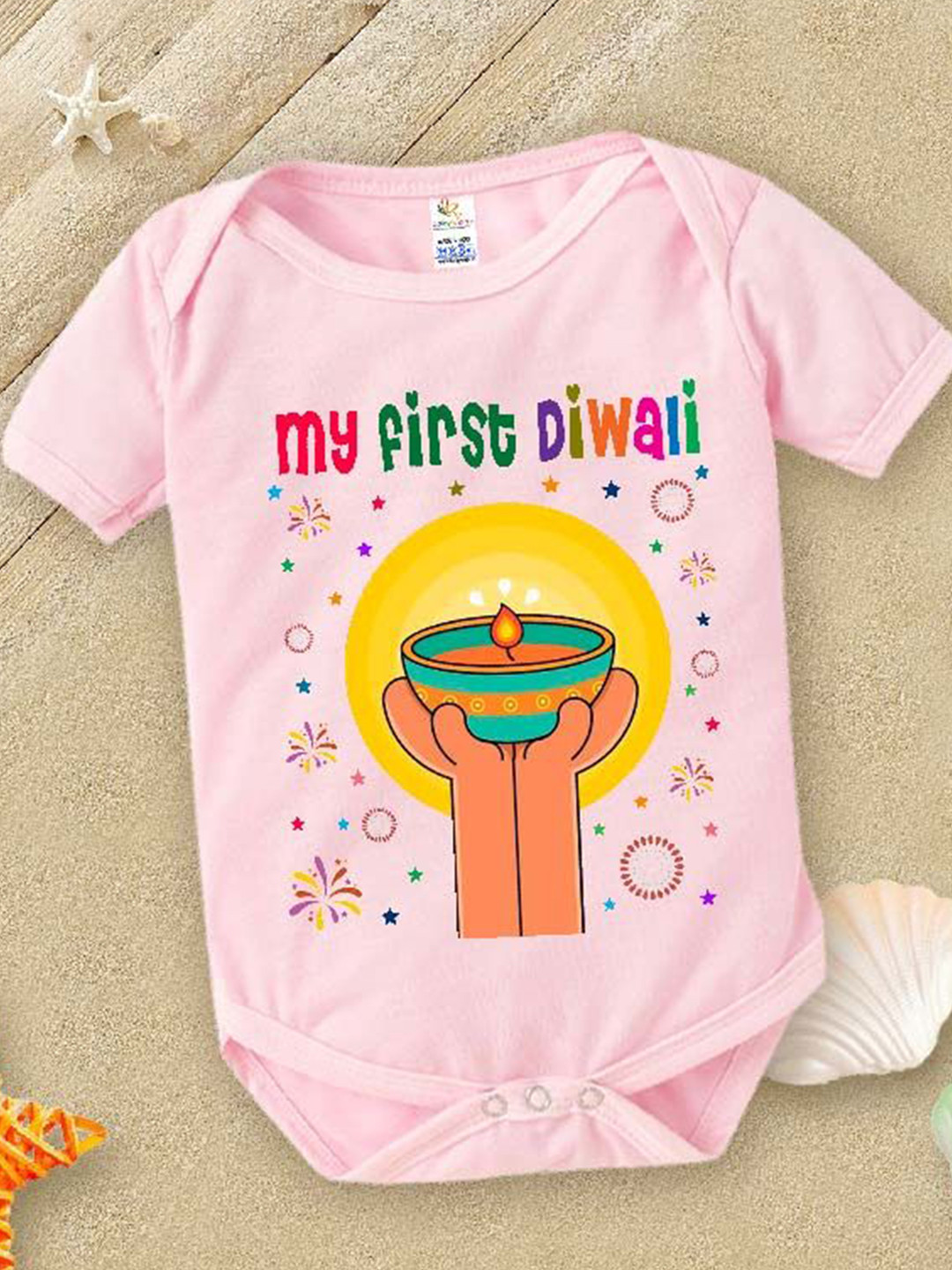 Babywish Kids Printed Baby Romper Bodysuit