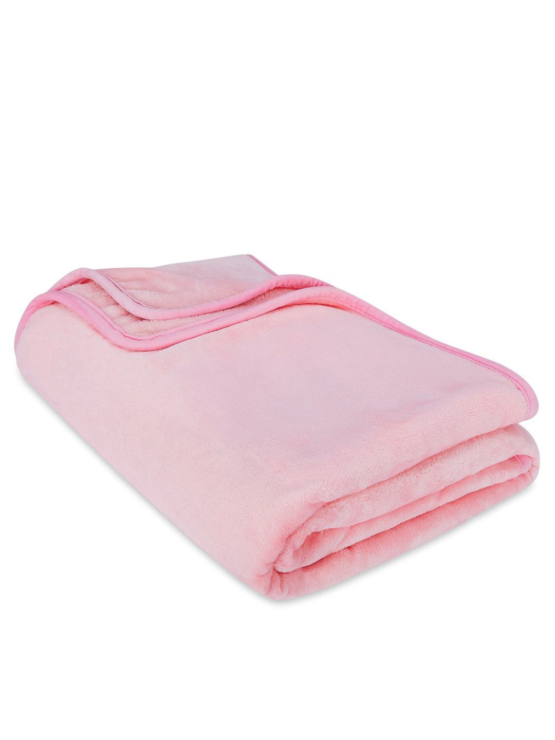 haus & kinder Pink 450 GSM Single Bed Blanket