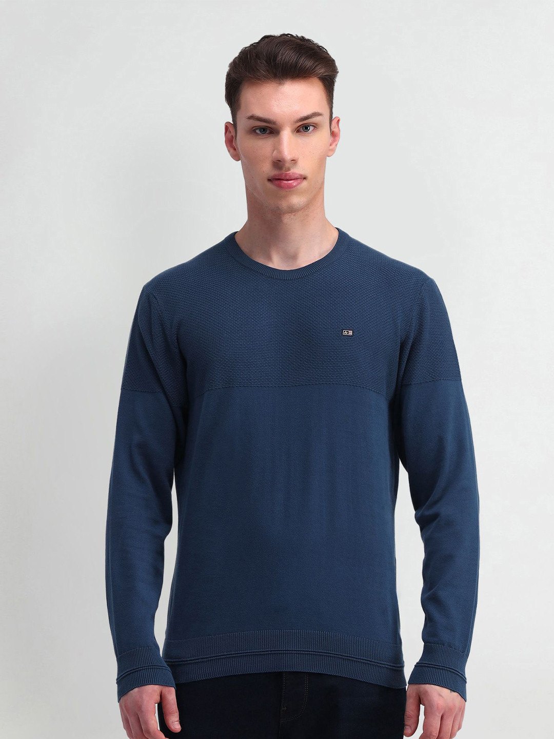 Arrow Sport Men Brand Logo Pullover Sweaters