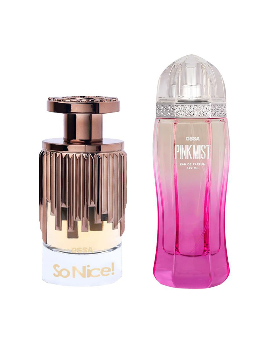 Ossa Set Of So Nice & Pink Mist Long Lasting Eau De Parfum - 100ml Each