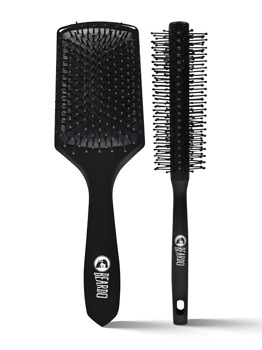 BEARDO 2 Pcs Detangling Hair Brush & Roller Hair Brush