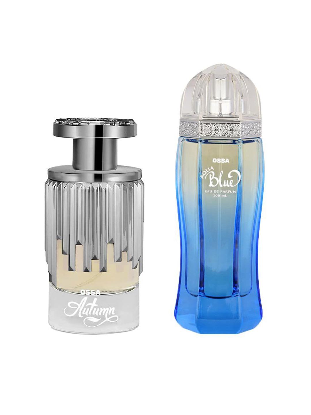 Ossa Set Of 2 Autumn & Aqua Blue Long Lasting Eua De Perfume - 100 ml Each