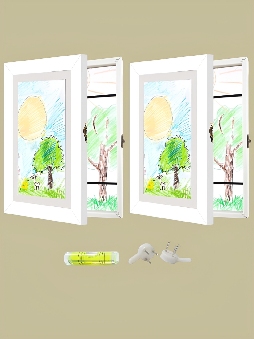 Art Street White 2 Pieces A4 Size Picture Photo Frames