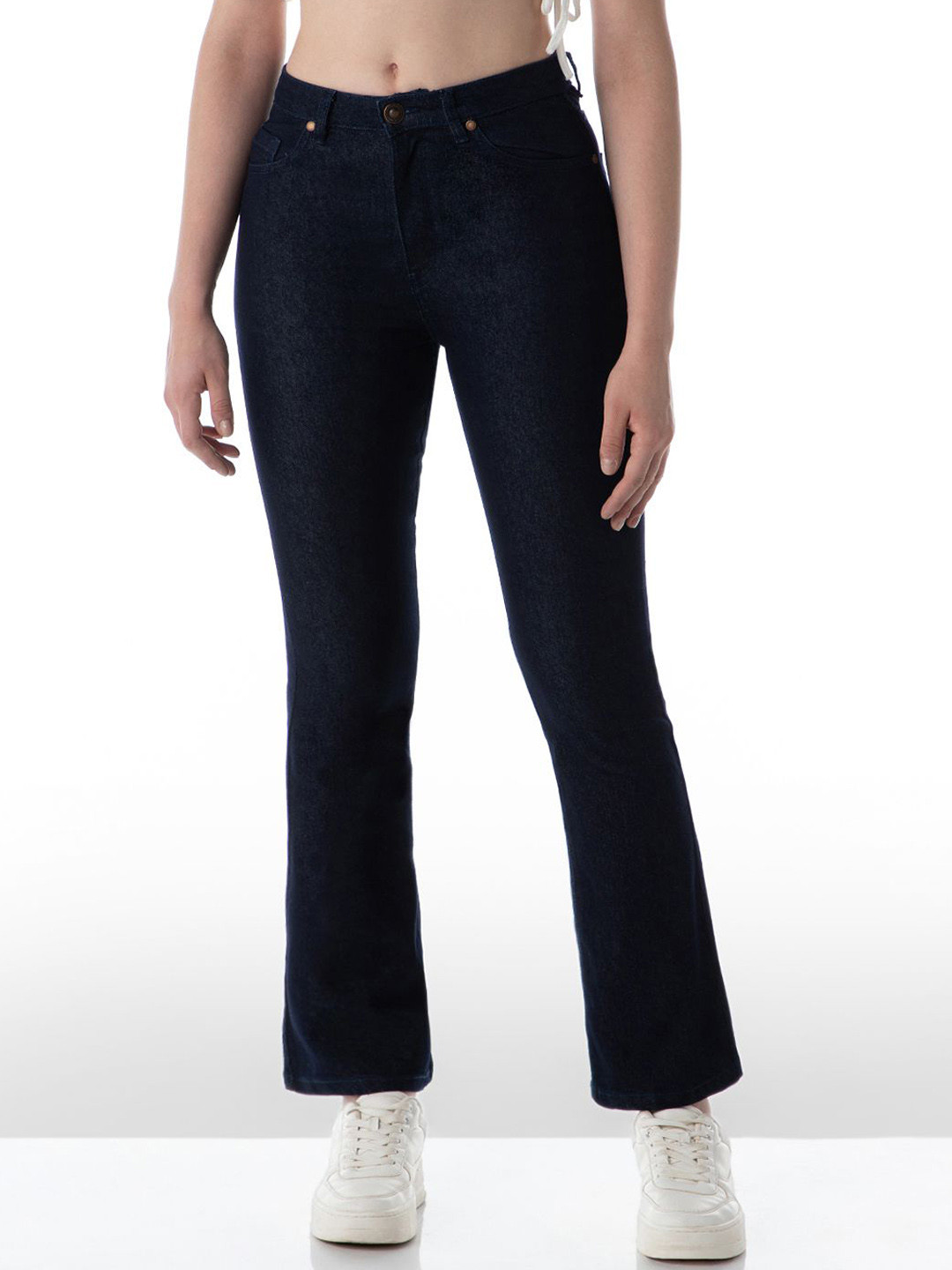 INKD Women Bootcut Stretchable Jeans