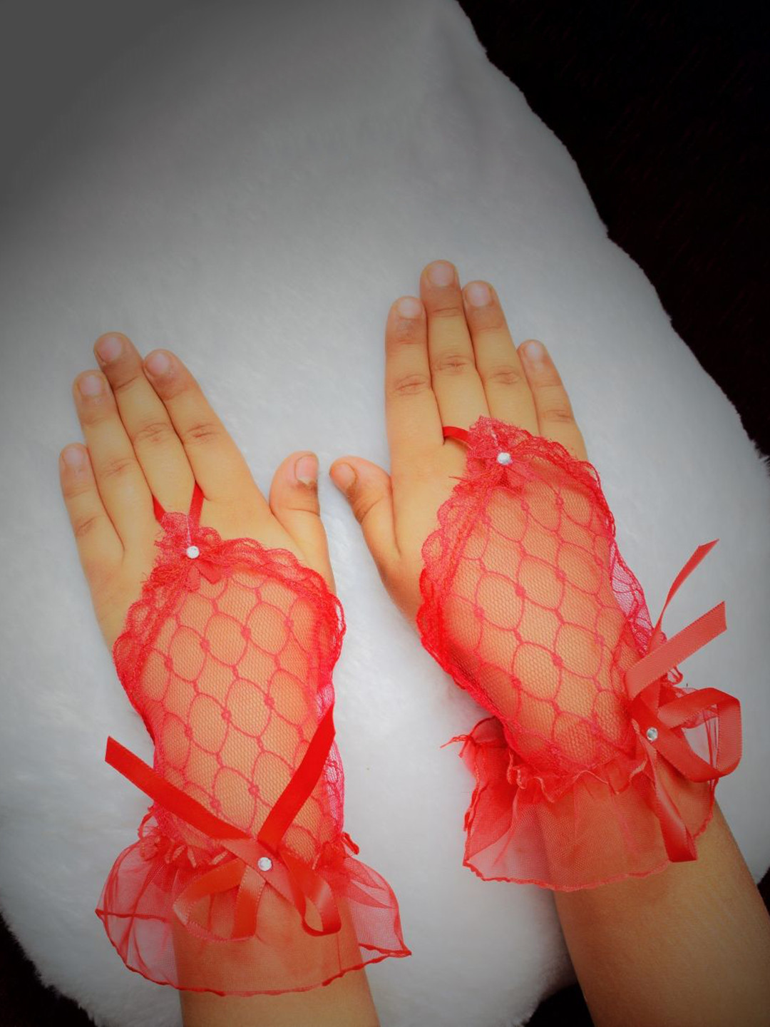 TIPY TIPY TAP Girls Fingerless Gloves