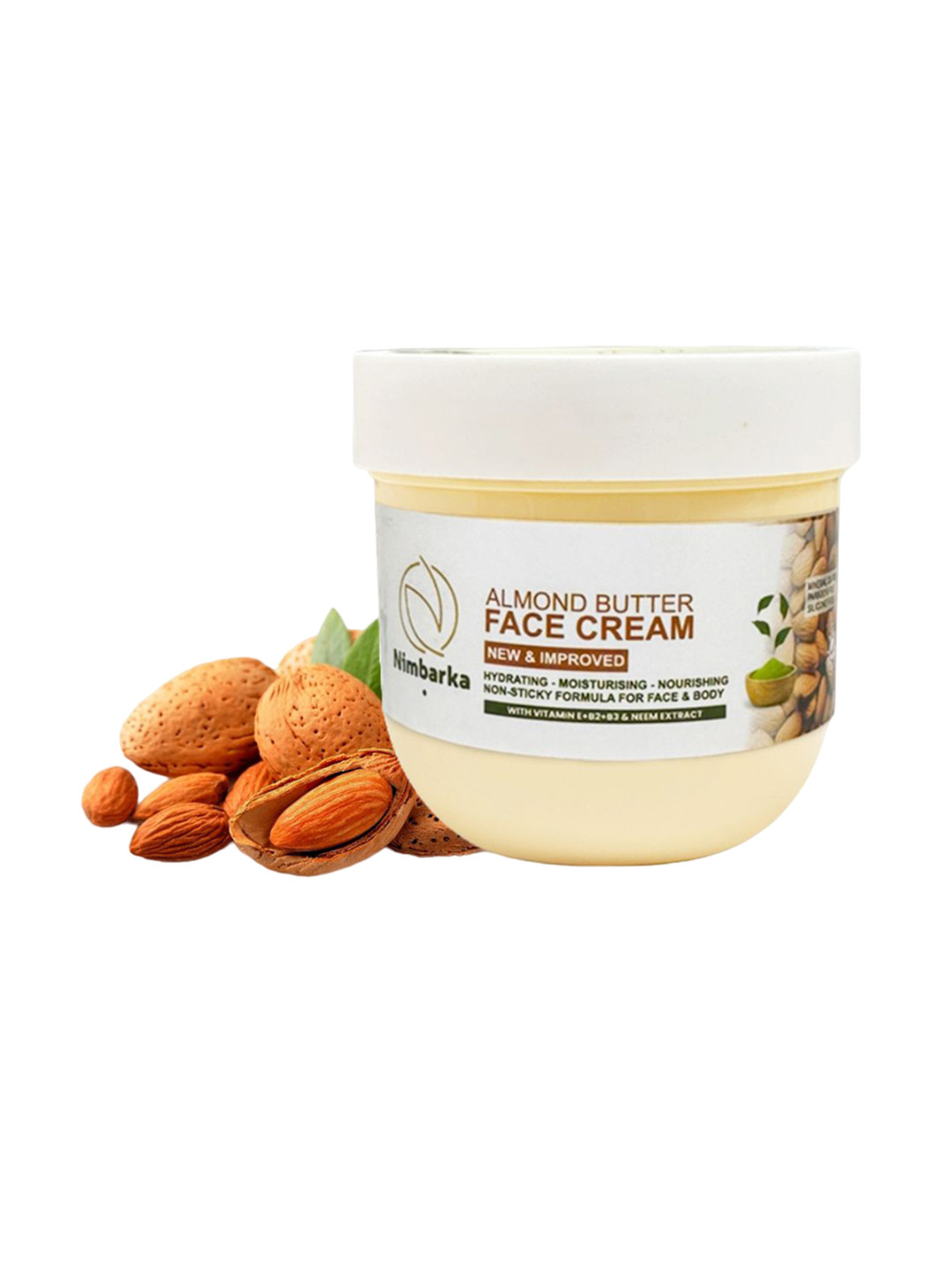 Nimbarka Almond Butter Face Cream For Deep Nourishment & 24 Hour Hydration - 250ml