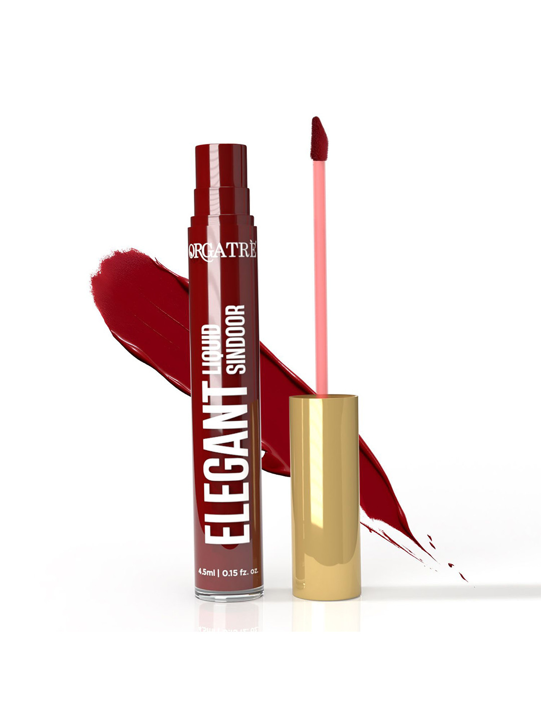Orgatre Elegant Liquid Sindoor- 4.5 ml - Maroon