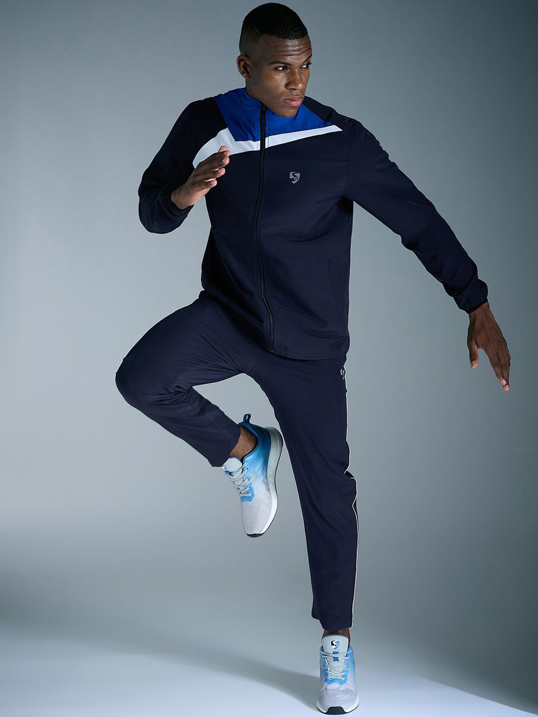 SG Men Colorblocked Zipper Tracksuit