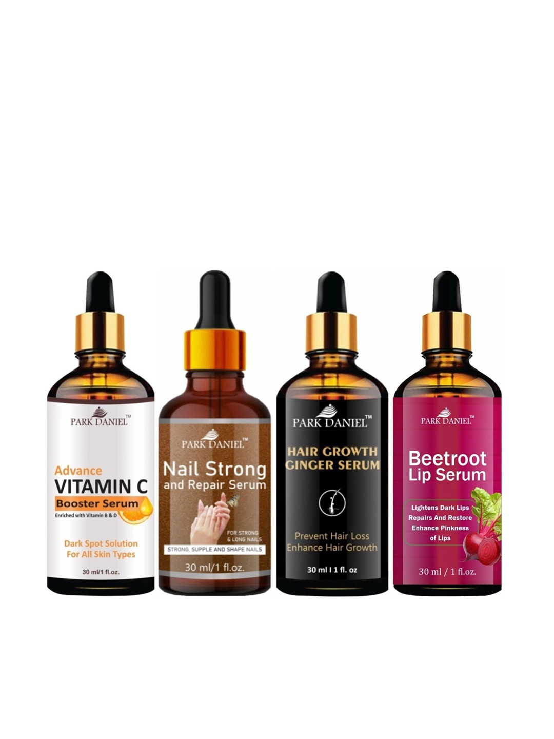Park Daniel 4Pcs Serum Combo - 30 ml Each