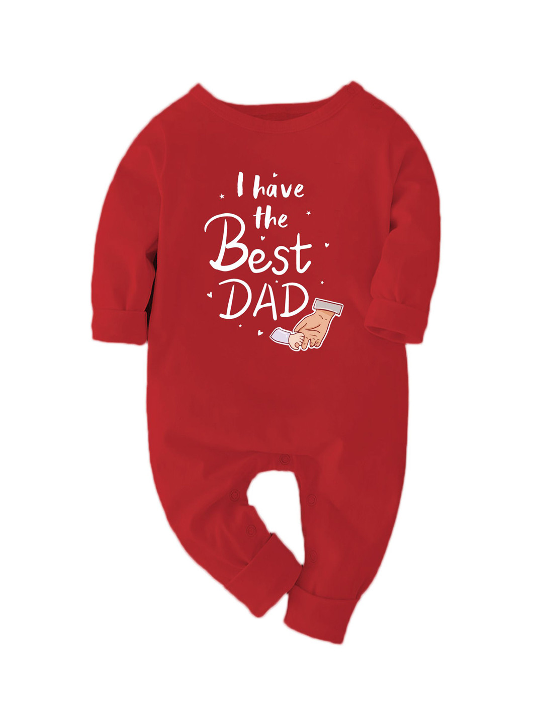 Zeezeezoo Infants Best Dad Printed Pure Cotton Romper