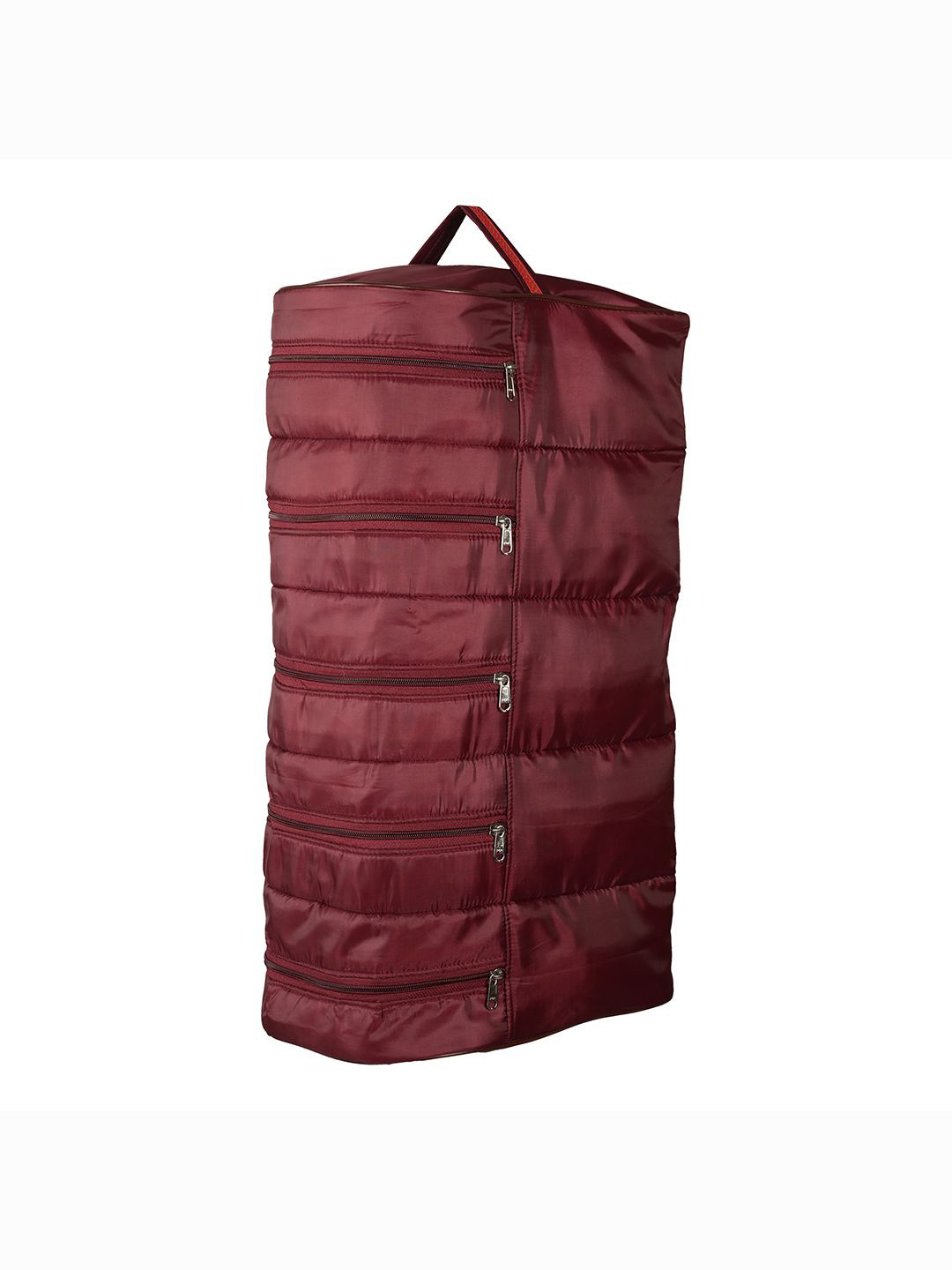 Kuber Industries Maroon 5 Pairs Water Resistant Shoes Organiser