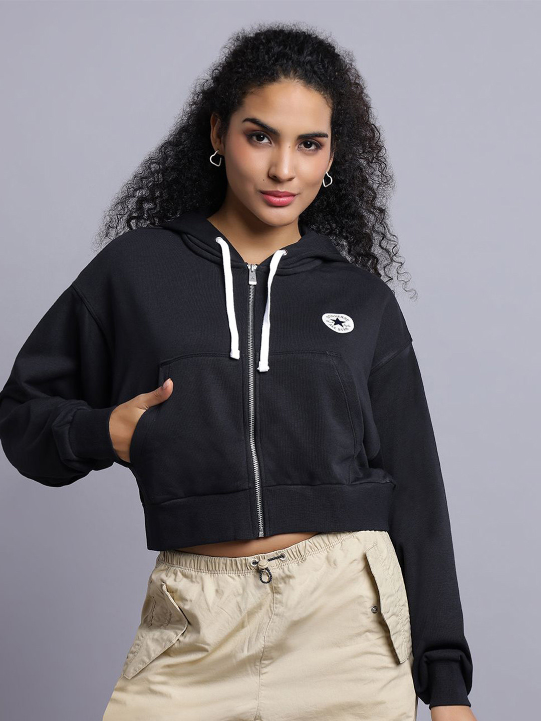 Converse Women Retro Full-Zip Hoodie