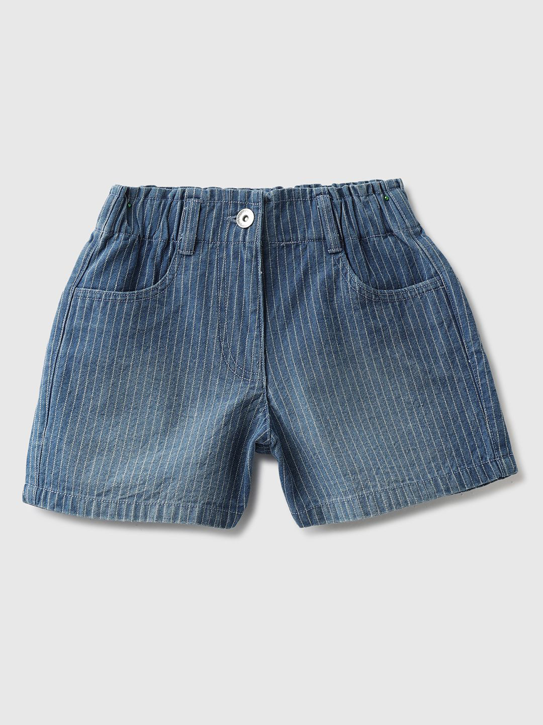 United Colors of Benetton Girls Striped Technology Shorts