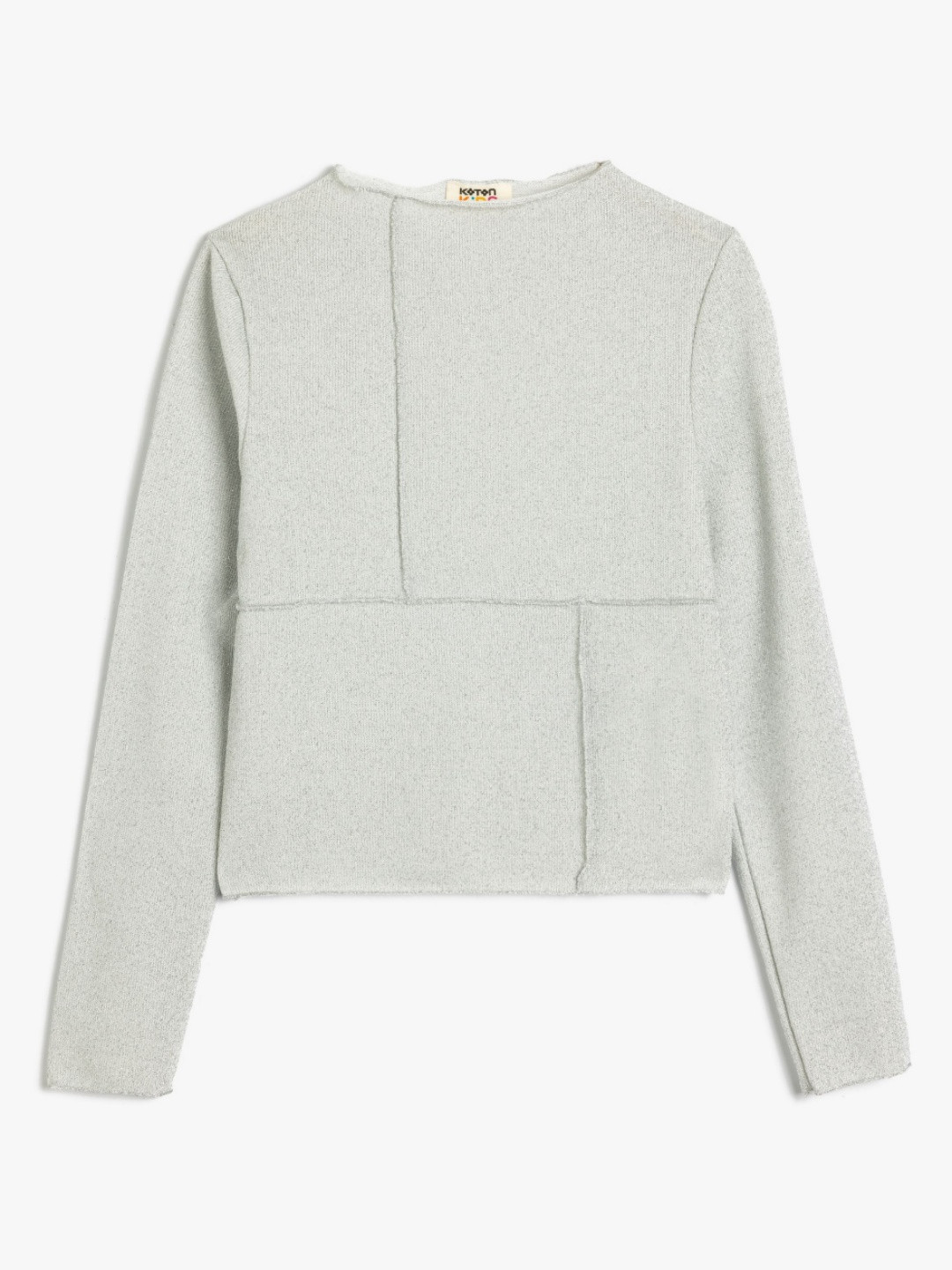 Koton Girls Self Design Hood T-shirt