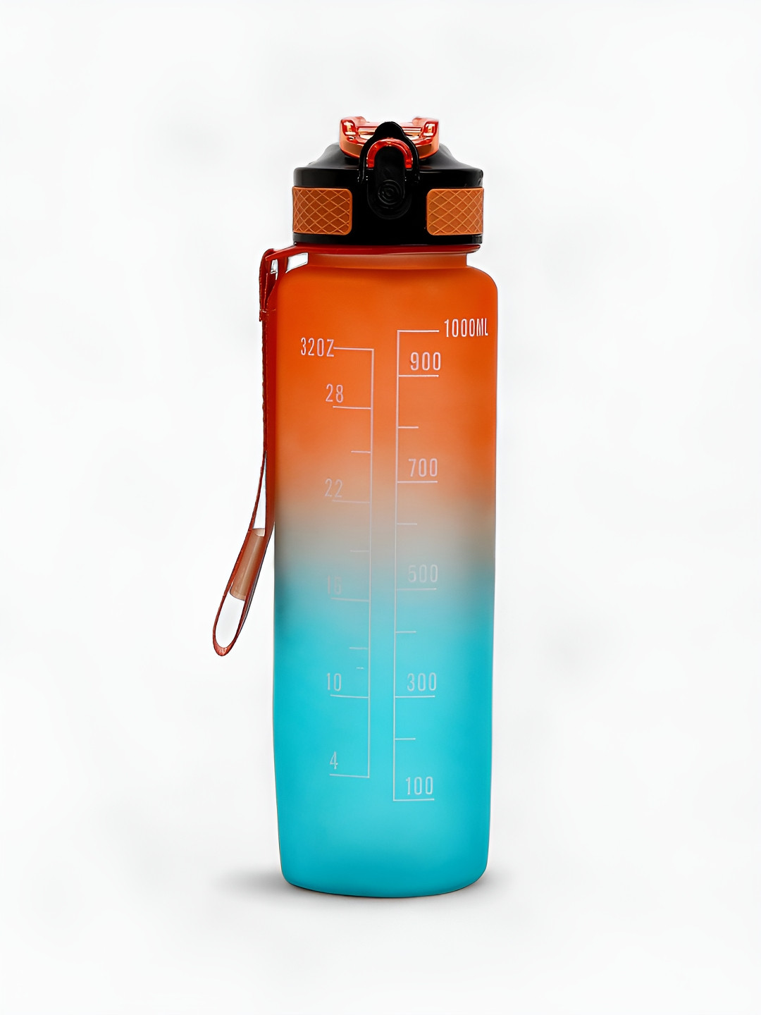 Bonhomie The Hydration Itinerary Red Conversational Plastic Lockable Lid Sipper - 1L