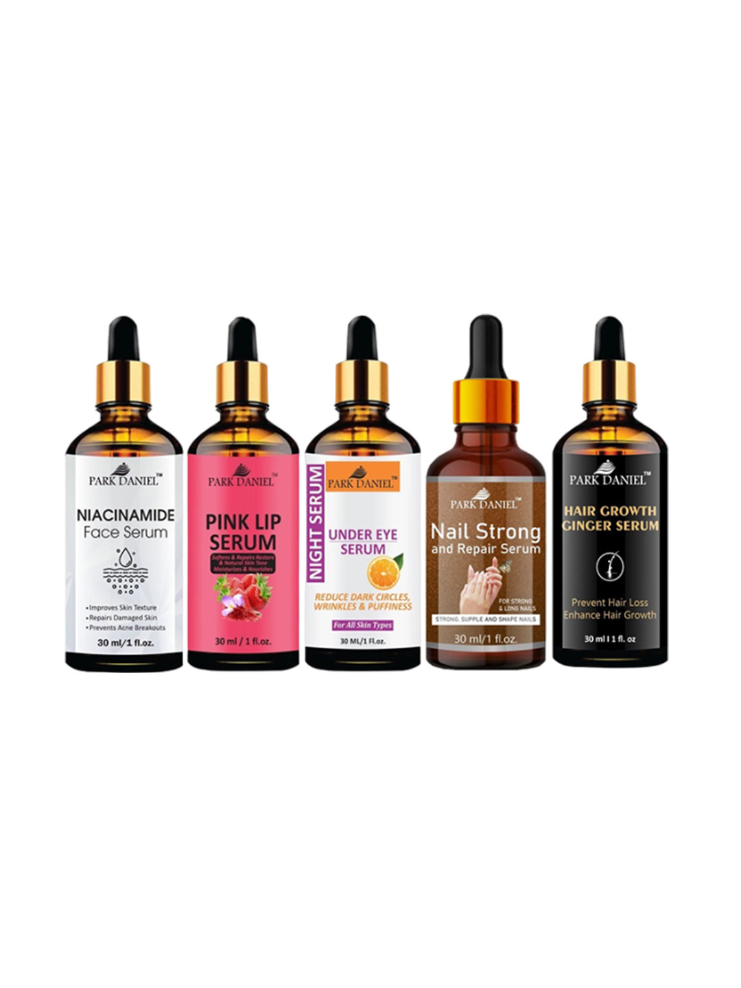 Park Daniel Body Skin & Hair Growth Serum Combo - 30 ml Each