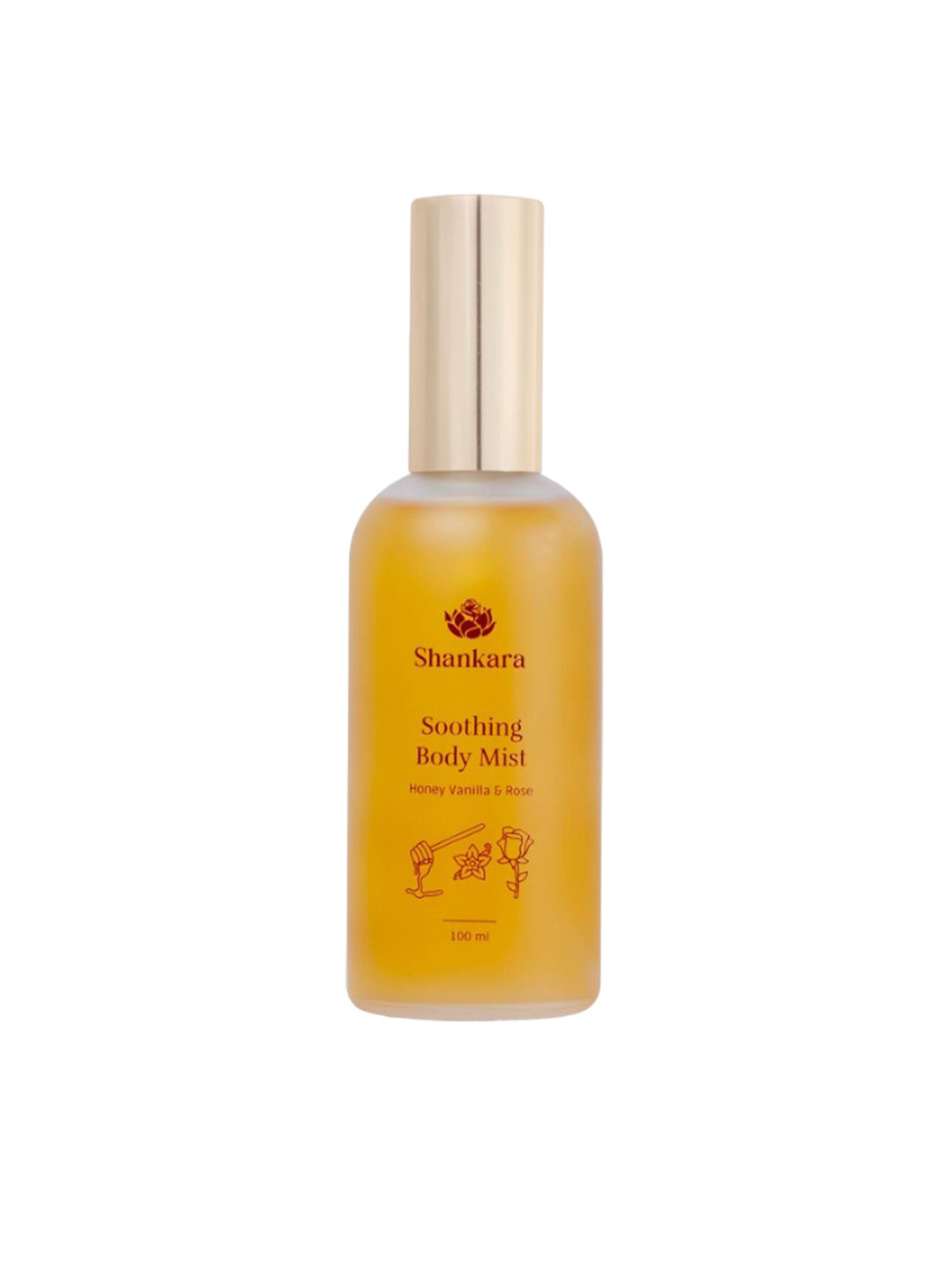 Shankara Soothing Body Mist With Honey Vanilla & Rose - 100ml