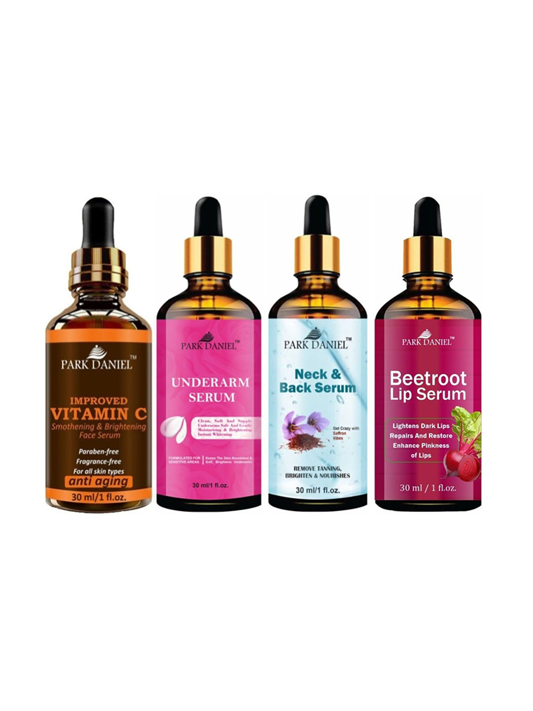 Park Daniel 4-Pcs Skin & Body Serum Combo