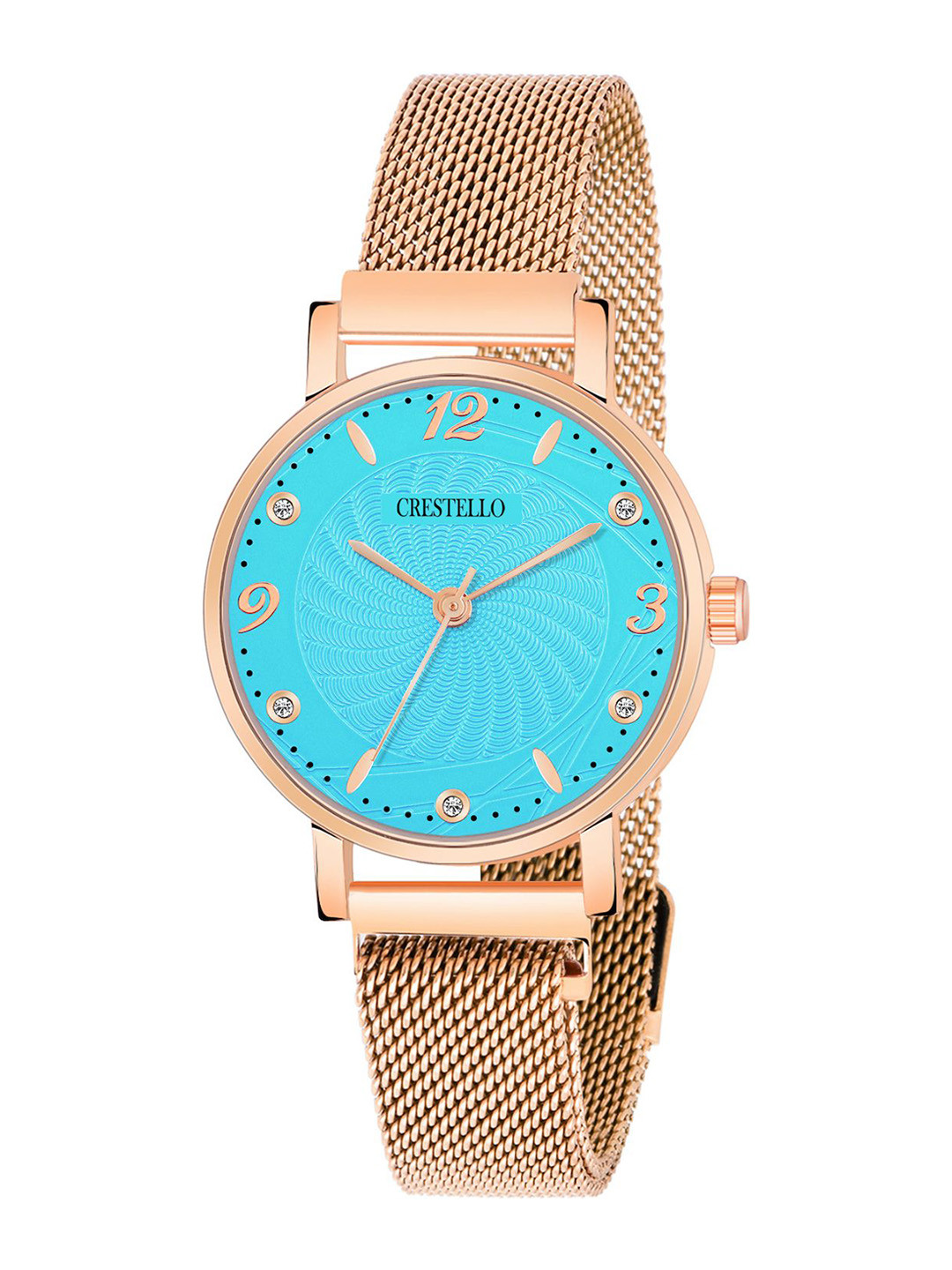 CRESTELLO Women Dial & Straps Analogue Watch CR-RG146-BLU