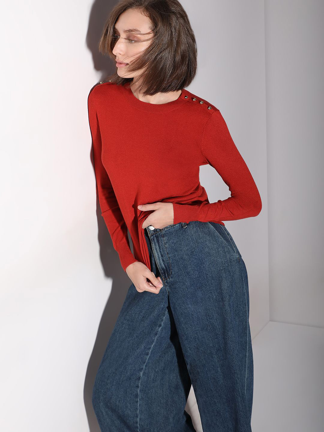 Vero Moda Women Solid Pullover