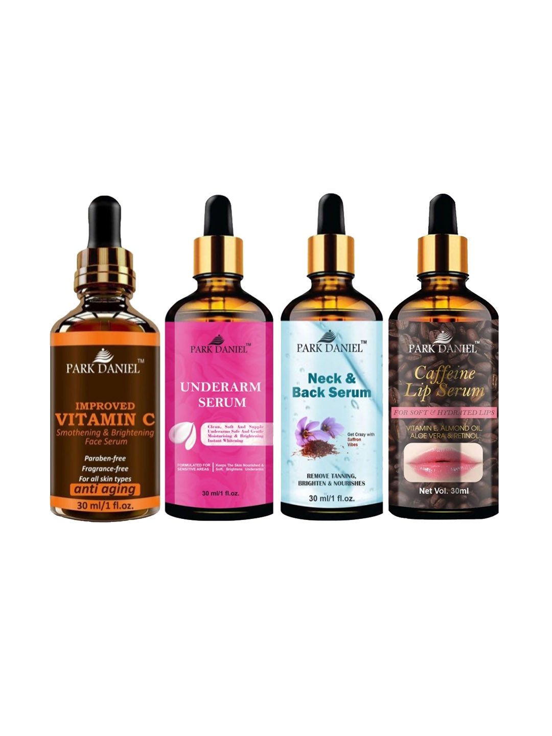 Park Daniel 4Pcs Serum Combo - 30 ml Each