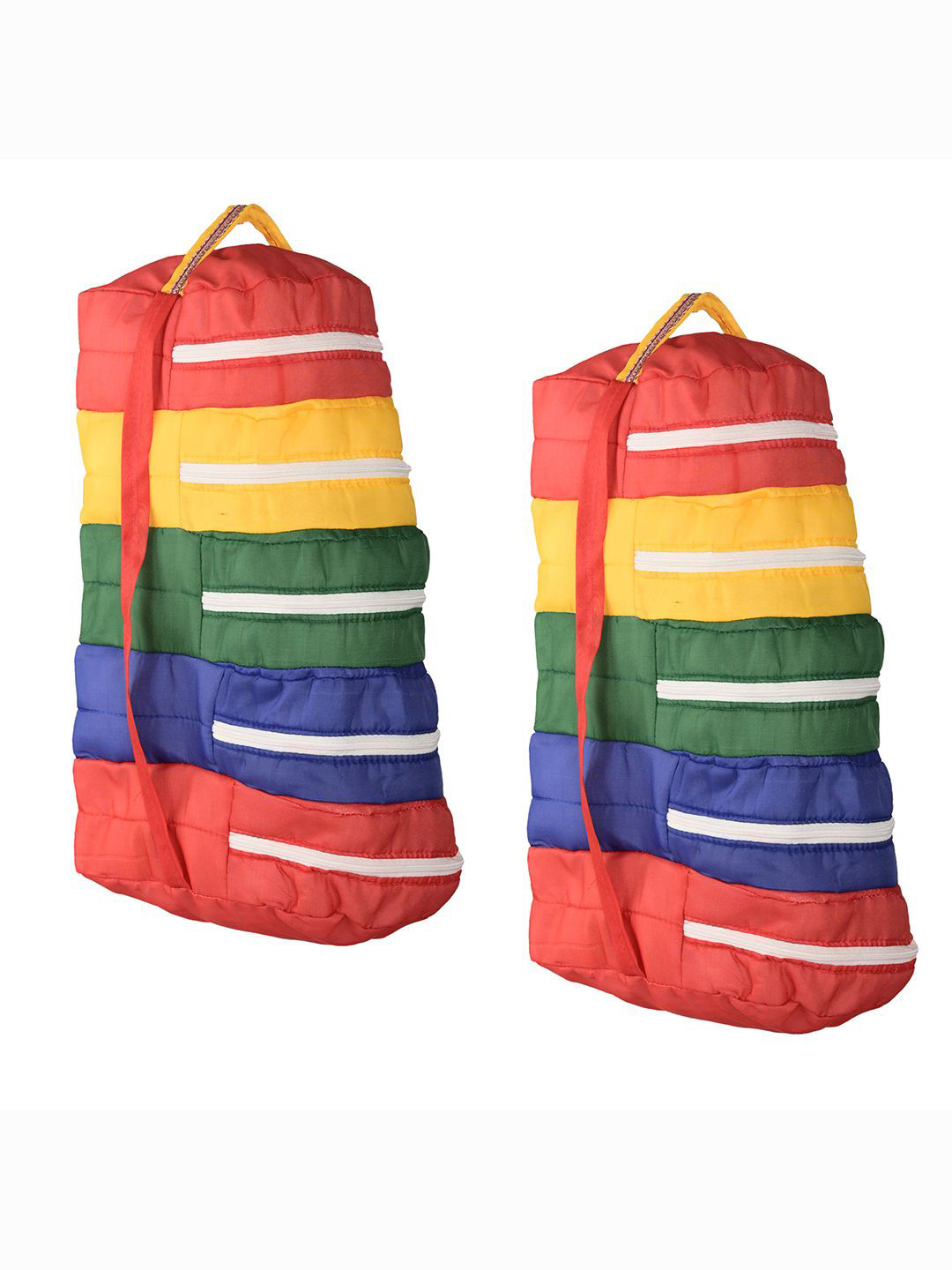 Kuber Industries Red 2 Pieces Water Resistant Shoes Organisers
