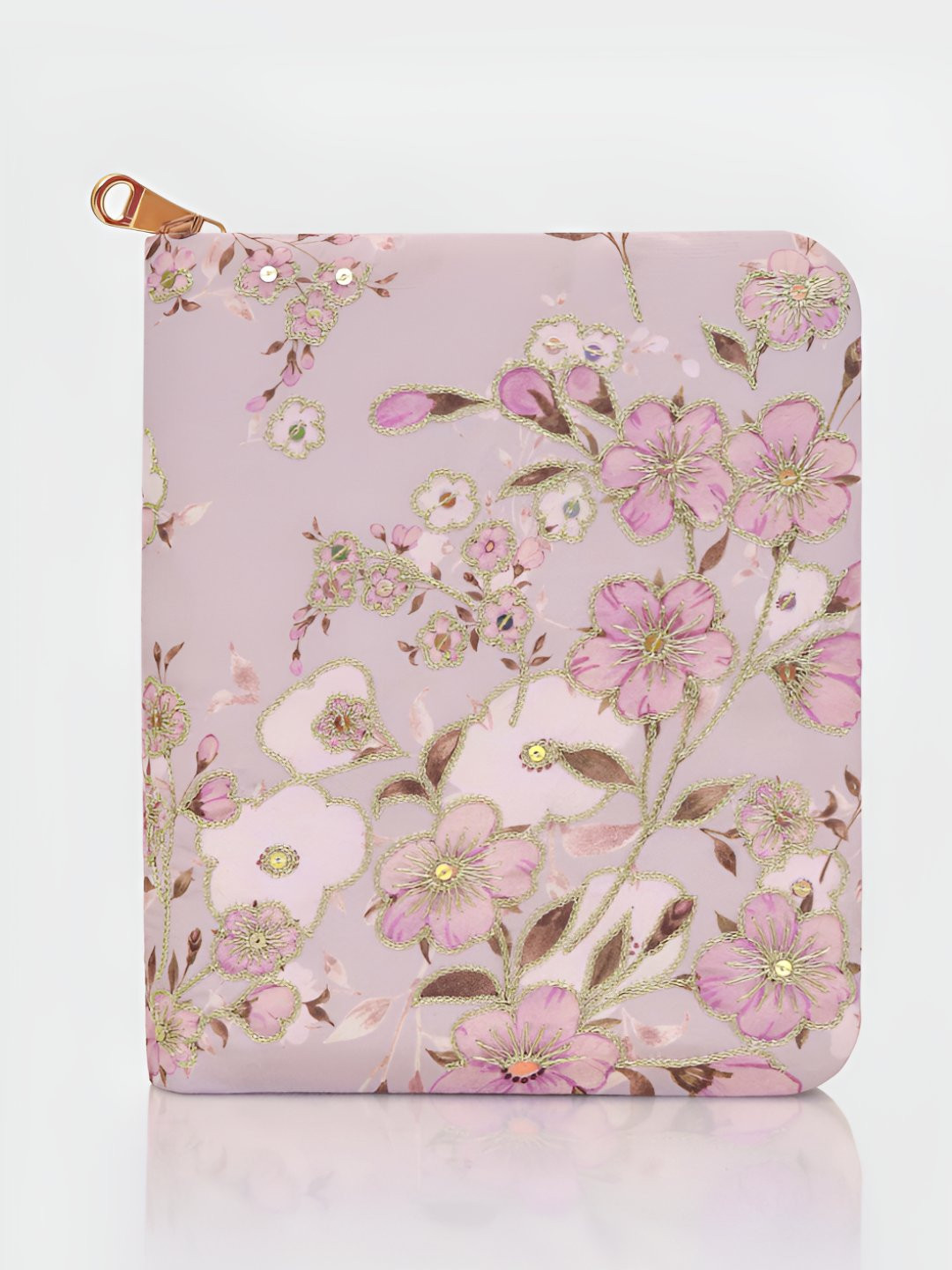 D'oro Pink & Beige Printed Separator Organiser