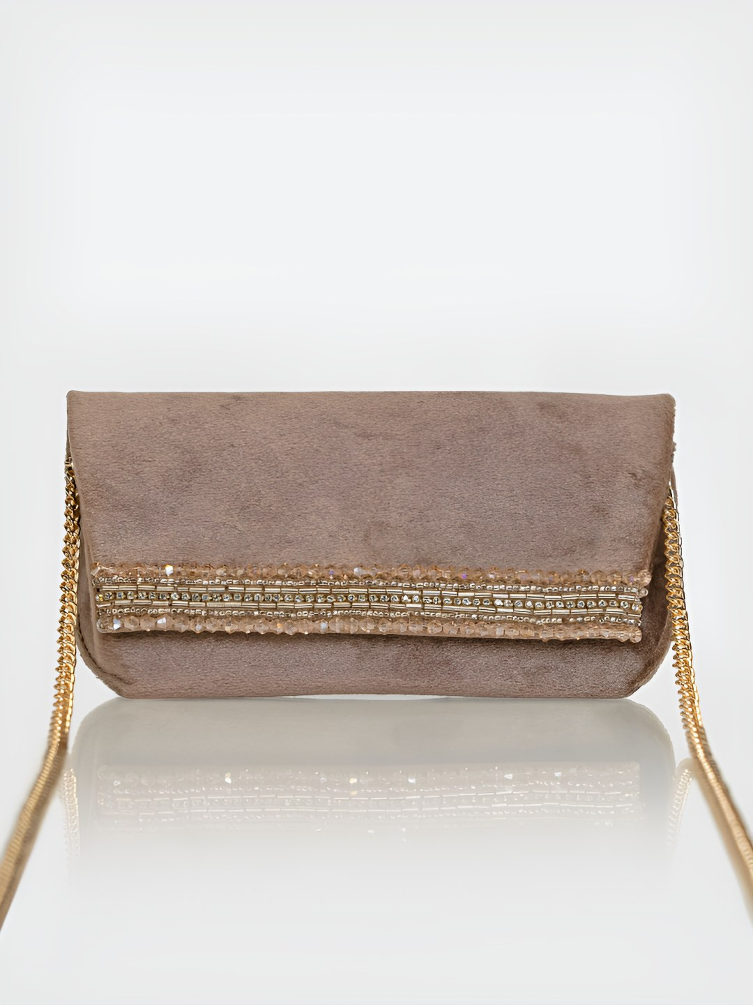 D'oro Embellished Velvet Sunglasses Case