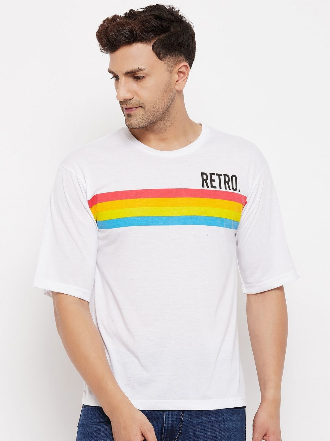 Austin wood Men Graphic Printed Round Neck Cotton T-shirt
