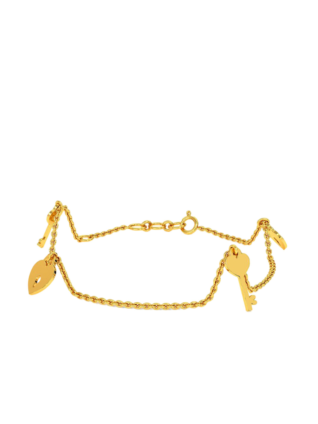 KISNA DIAMOND AND GOLD JEWELLERY BIS Hallmark 14KT Gold Bracelet 1.49gm