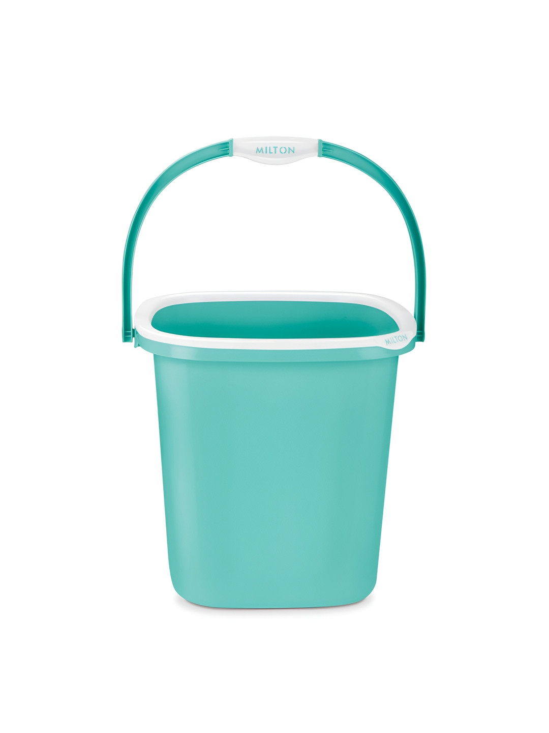 SPOTZERO by MILTON Aqua Green Swish Square Bucket With Handle 18 L