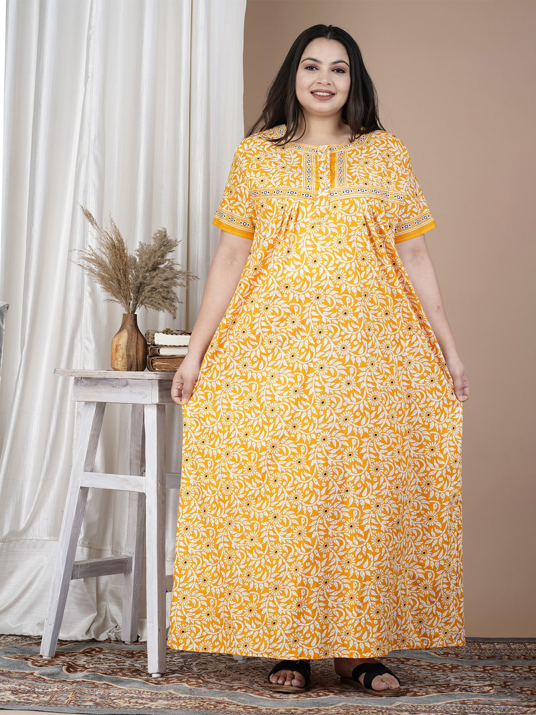 SP DESIGNS Printed Maxi Nightdress