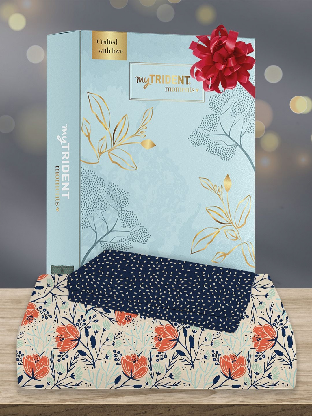 MYTRIDENT Moments Off White Floral Pure Cotton 120 TC Queen Bedsheet with 2 Pillow Covers-90 x 100 inches