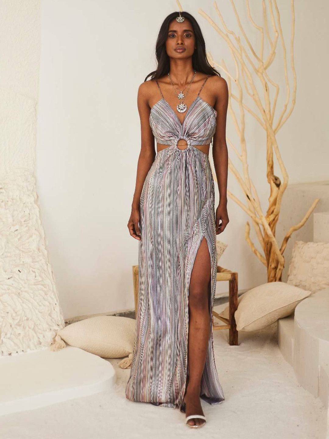 Urban Suburban Maxi Length A-Line Dress