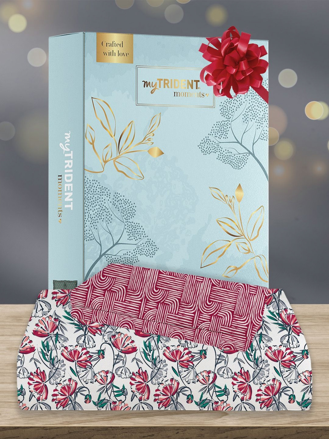 MYTRIDENT Moments Pink Floral Pure Cotton 120 TC Queen Bedsheet with 2 Pillow Covers-90 x 100 inches