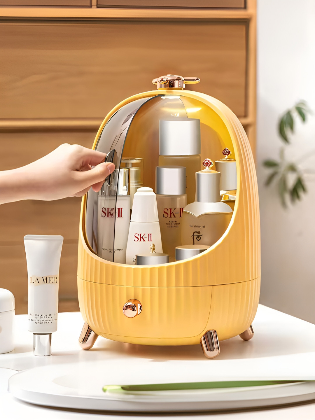 UMAI Yellow Makeup Organiser