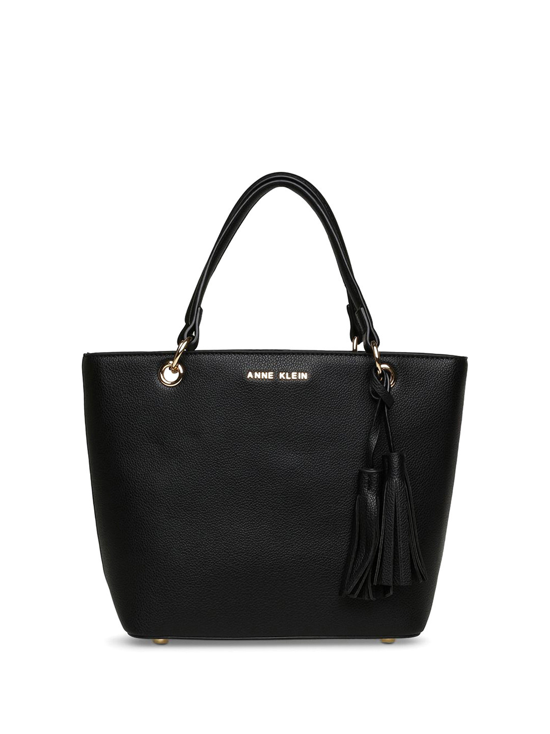 ANNE KLEIN Women Structured Tote Bag with Tasselled