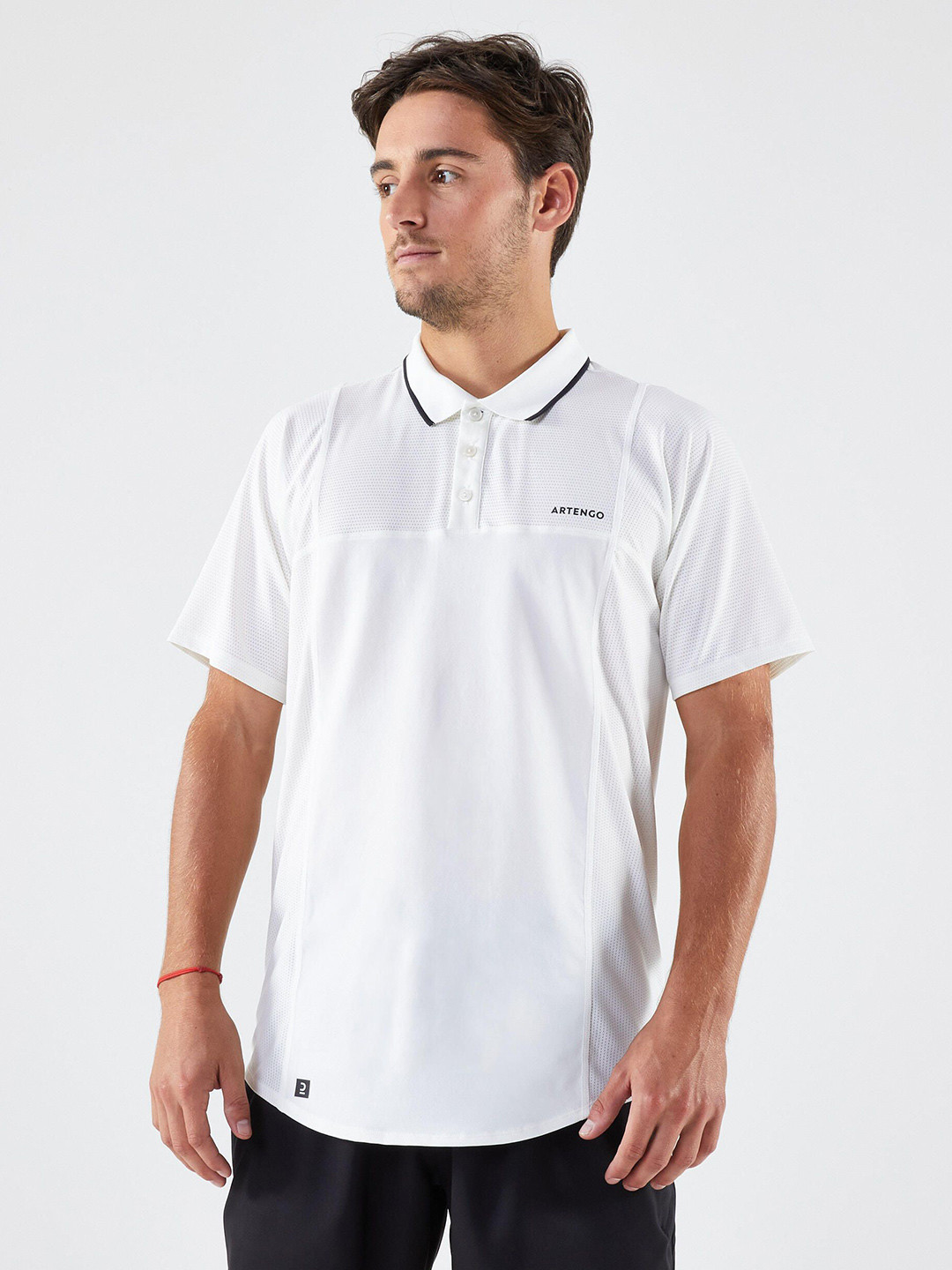 Decathlon ARTENGO - Men Breathable Short Sleeved Tennis Polo Tshirt