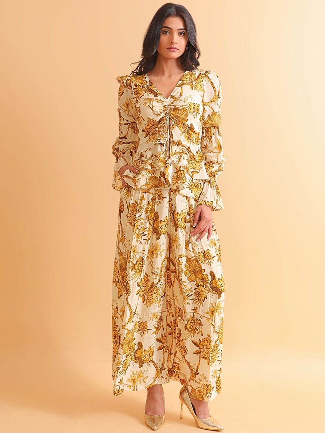 NH KAPDEWALA Printed Top & Trousers