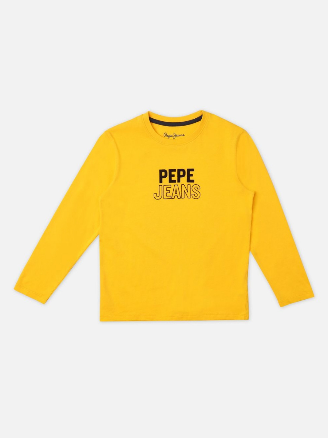 Pepe Jeans Boys Graphic Printed Round Neck Pure Cotton T-shirt