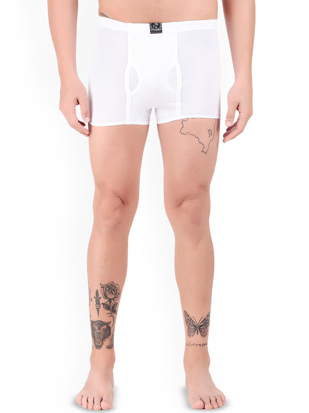 inner element Men Pack Of 2 Pure Cotton Trunk MINI_Trunk_White_Pk2_XS