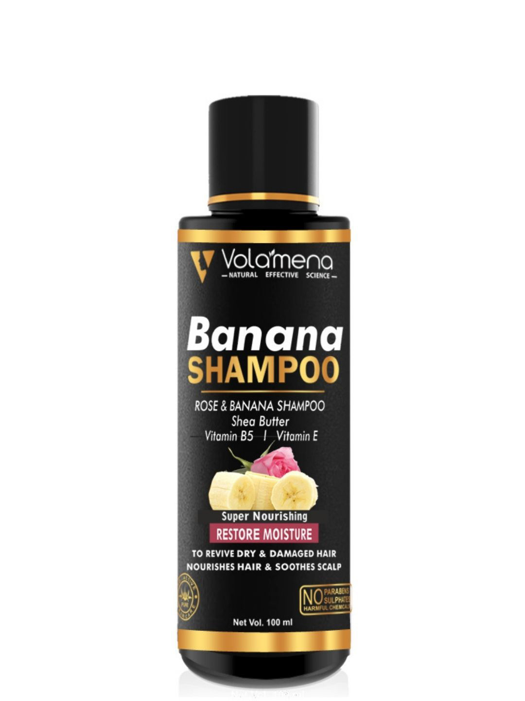 Volamena Rose & Banana Shampoo- 100ml